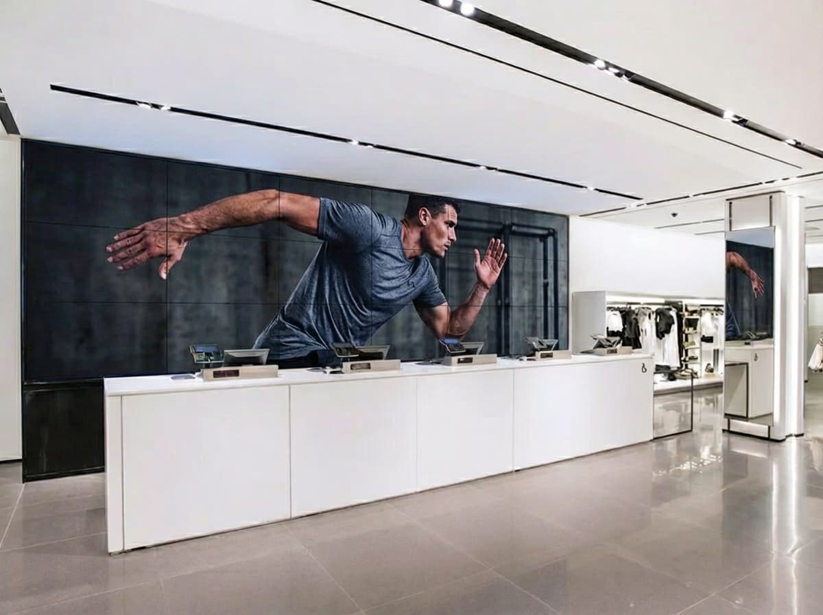 Instalación LED para retail